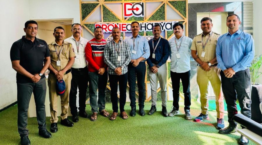 DroneAcharya Conducts DGCA certified drone pilot training for Maharashtra Police, Pioneering Statewide Program
